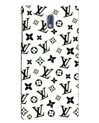 Чехол для Nokia 3 с картинкой «Монохромный хаос LV»