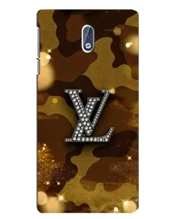 Чехол для Nokia 3 с картинкой «Камуфляжный Louis Vuitton» Чехол для Nokia 3 с картинкой «Камуфляжный Louis Vuitton»