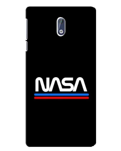 Чехол для Nokia 3 с картинкой «NASA — классика Red Blue» Чехол для Nokia 3 с картинкой «NASA — классика Red Blue»