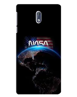 Чехол для Nokia 3 с картинкой «Земля из космоса NASA» Чехол для Nokia 3 с картинкой «Земля из космоса NASA»