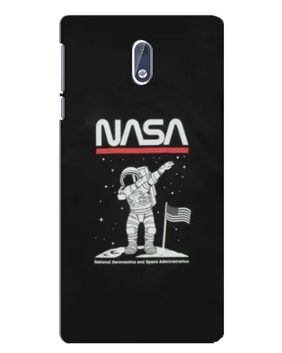 Чехол для Nokia 3 с картинкой «NASA — шагаем по Луне» Чехол для Nokia 3 с картинкой «NASA — шагаем по Луне»