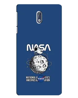 Чехол для Nokia 3 с картинкой «NASA — лунная миссия» Чехол для Nokia 3 с картинкой «NASA — лунная миссия»