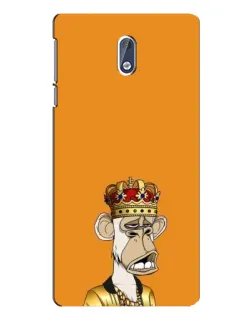 Чехол для Nokia 3 с картинкой «Золотая обезьяна Bored Ape»