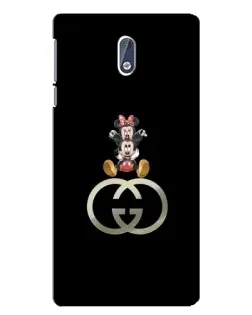 Чохол для Nokia 3 з картинкою «Мінні Маус на лого» Чохол для Nokia 3 з картинкою «Мінні Маус на лого»