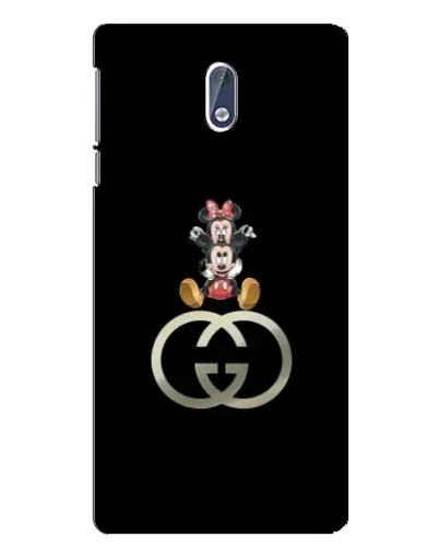 Чехол для Nokia 3 с картинкой «Минни Маус на лого»