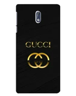Чохол для Nokia 3 з картинкою «Золотий логотип Gucci» Чохол для Nokia 3 з картинкою «Золотий логотип Gucci»