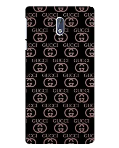 Чехол для Nokia 3 с картинкой «Классическая монограмма Gucci»
