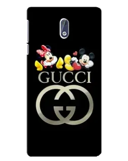 Чохол для Nokia 3 з картинкою «Gucci — герої Disney» Чохол для Nokia 3 з картинкою «Gucci — герої Disney»