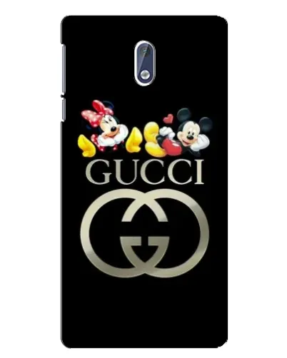 Чехол для Nokia 3 с картинкой «Gucci — герои Disney»