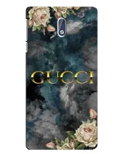 Чохол для Nokia 3 з картинкою «Абстрактні квіти Gucci» Чохол для Nokia 3 з картинкою «Абстрактні квіти Gucci»