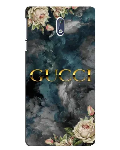Чехол для Nokia 3 с картинкой «Абстрактные цветы Gucci»