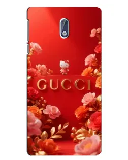 Чохол для Nokia 3 з картинкою «Gucci — золотий сад» Чохол для Nokia 3 з картинкою «Gucci — золотий сад»