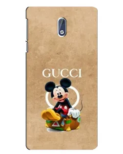 Чохол для Nokia 3 з картинкою «Міккі Маус Gucci — крафт» Чохол для Nokia 3 з картинкою «Міккі Маус Gucci — крафт»