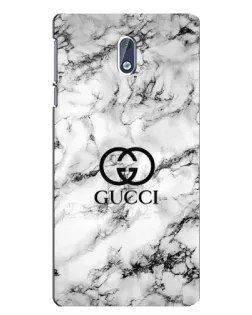 Чохол для Nokia 3 з картинкою «Gucci — мармуровий шик» Чохол для Nokia 3 з картинкою «Gucci — мармуровий шик»