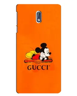 Чохол для Nokia 3 з картинкою «Міккі Маус Gucci — помаранч» Чохол для Nokia 3 з картинкою «Міккі Маус Gucci — помаранч»
