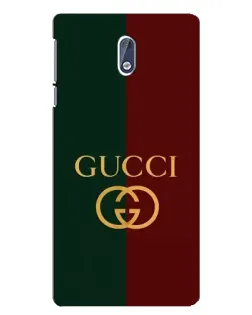 Чохол для Nokia 3 з картинкою «Gucci — темно-зелений градієнт» Чохол для Nokia 3 з картинкою «Gucci — темно-зелений градієнт»