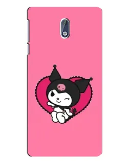 Чохол для Nokia 3 з картинкою «Kuromi — любов у серці» Чохол для Nokia 3 з картинкою «Kuromi — любов у серці»