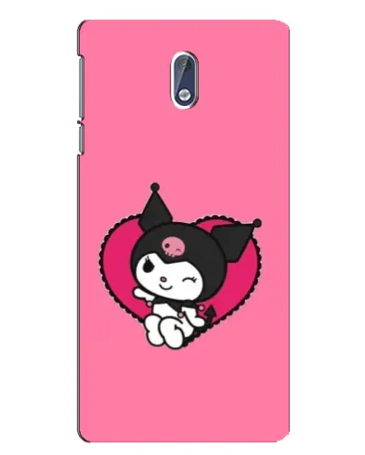 Чохол для Nokia 3 з картинкою «Kuromi — любов у серці»