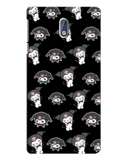 Чохол для Nokia 3 з картинкою «Чорний паттерн Kuromi» Чохол для Nokia 3 з картинкою «Чорний паттерн Kuromi»