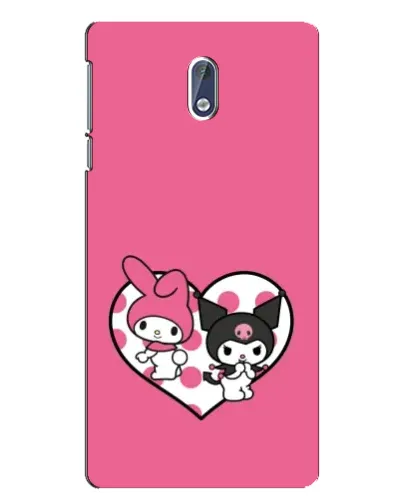 Чохол для Nokia 3 з картинкою «Kuromi та My Melody»