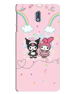 Чохол для Nokia 3 з картинкою «My Melody та Kuromi» Чохол для Nokia 3 з картинкою «My Melody та Kuromi»