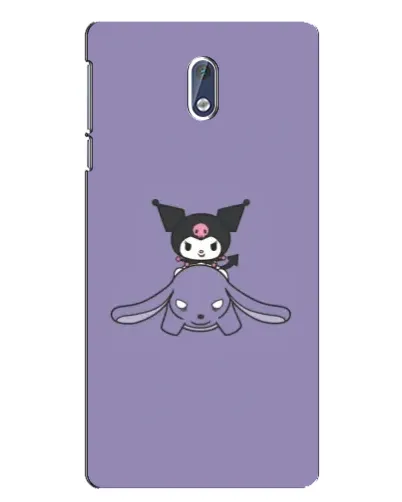 Чохол для Nokia 3 з картинкою «Kuromi на ліловому фоні»