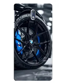 Чехол для Nokia 3 с картинкой «Колесо BMW вблизи» Чехол для Nokia 3 с картинкой «Колесо BMW вблизи»