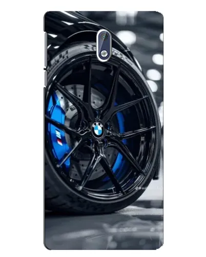 Чехол для Nokia 3 с картинкой «Колесо BMW вблизи»