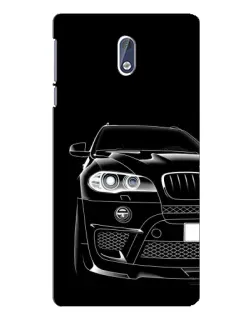 Чехол для Nokia 3 с картинкой «Темный силуэт BMW» Чехол для Nokia 3 с картинкой «Темный силуэт BMW»