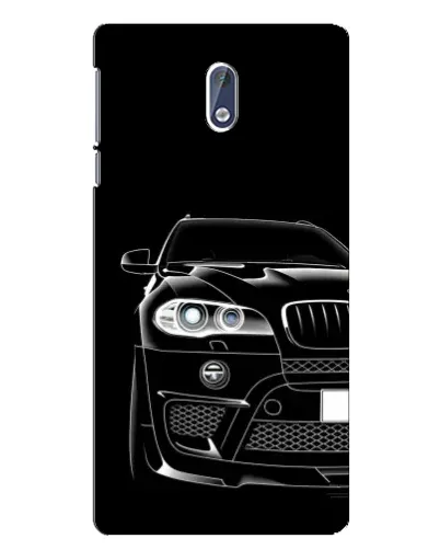 Чехол для Nokia 3 с картинкой «Темный силуэт BMW»