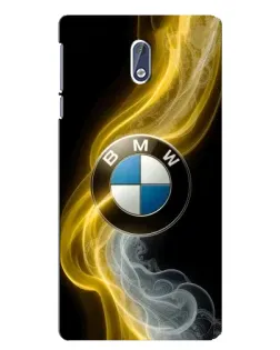 Чехол для Nokia 3 с картинкой «Золотистый дым BMW» Чехол для Nokia 3 с картинкой «Золотистый дым BMW»