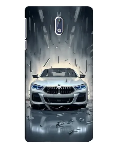 Чехол для Nokia 3 с картинкой «BMW в свете фар»