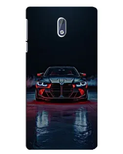 Чехол для Nokia 3 с картинкой «BMW на мокрой дороге» Чехол для Nokia 3 с картинкой «BMW на мокрой дороге»