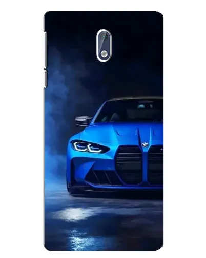 Чехол для Nokia 3 с картинкой «Голубая BMW M4»
