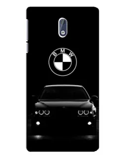 Чехол для Nokia 3 с картинкой «BMW — взгляд из темноты» Чехол для Nokia 3 с картинкой «BMW — взгляд из темноты»