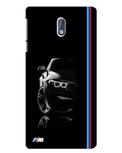 Чехол для Nokia 3 с картинкой «Силуэт BMW в темноте» Чехол для Nokia 3 с картинкой «Силуэт BMW в темноте»