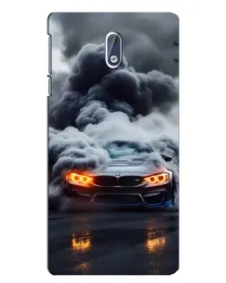 Чехол для Nokia 3 с картинкой «BMW в дыму» Чехол для Nokia 3 с картинкой «BMW в дыму»