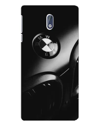 Чехол для Nokia 3 с картинкой «Эмблема BMW — макро»
