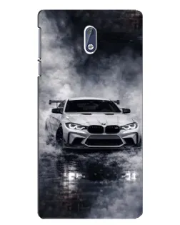 Чехол для Nokia 3 с картинкой «BMW сквозь туман» Чехол для Nokia 3 с картинкой «BMW сквозь туман»