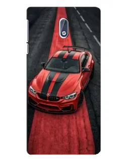 Чехол для Nokia 3 с картинкой «BMW на красной дорожке» Чехол для Nokia 3 с картинкой «BMW на красной дорожке»