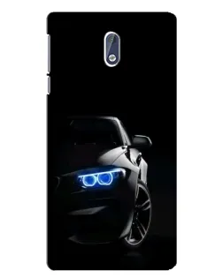 Чехол для Nokia 3 с картинкой «BMW — ночной взгляд» Чехол для Nokia 3 с картинкой «BMW — ночной взгляд»