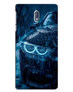 Чехол для Nokia 3 с картинкой «BMW под дождем» Чехол для Nokia 3 с картинкой «BMW под дождем»