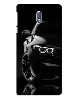 Чехол для Nokia 3 с картинкой «Черная BMW — профиль» Чехол для Nokia 3 с картинкой «Черная BMW — профиль»