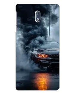 Чехол для Nokia 3 с картинкой «BMW M-Power — абстракция» Чехол для Nokia 3 с картинкой «BMW M-Power — абстракция»