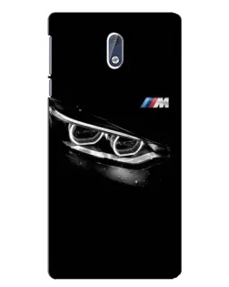 Чехол для Nokia 3 с картинкой «BMW — взгляд тигра» Чехол для Nokia 3 с картинкой «BMW — взгляд тигра»