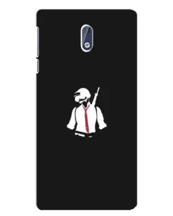 Чохол для Nokia 3 з картинкою «PUBG — силует воїна» Чохол для Nokia 3 з картинкою «PUBG — силует воїна»