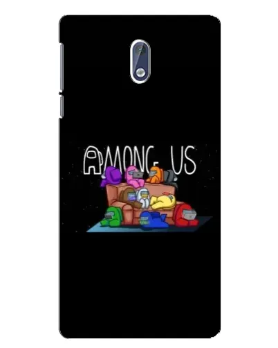 Чехол для Nokia 3 с картинкой «Логотип Among Us» Чехол для Nokia 3 с картинкой «Логотип Among Us»