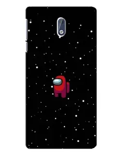 Чехол для Nokia 3 с картинкой «Красный Among Us» Чехол для Nokia 3 с картинкой «Красный Among Us»