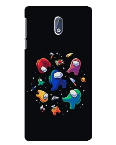 Чехол для Nokia 3 с картинкой «Among Us космос» Чехол для Nokia 3 с картинкой «Among Us космос»