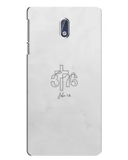 Чохол для Nokia 3 з картинкою «Івана 3:16 Хрест» Чохол для Nokia 3 з картинкою «Івана 3:16 Хрест»